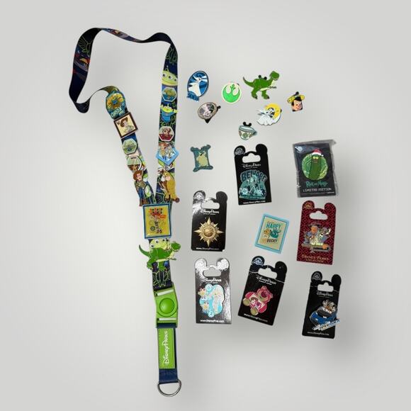 Disney Parks & Pixar 28 Pin Lot - Toy Story, NBC, Star Wars, Jungle Book... - Picture 1 of 10